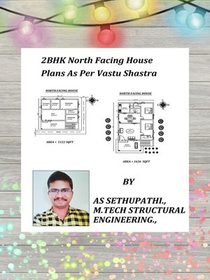 cover image of 2BHK North Facing House Plans As Per Vastu Shastra
